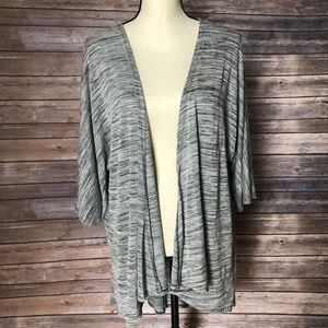 LuLaRoe Heather Gray Lindsay Kimono Cardigan